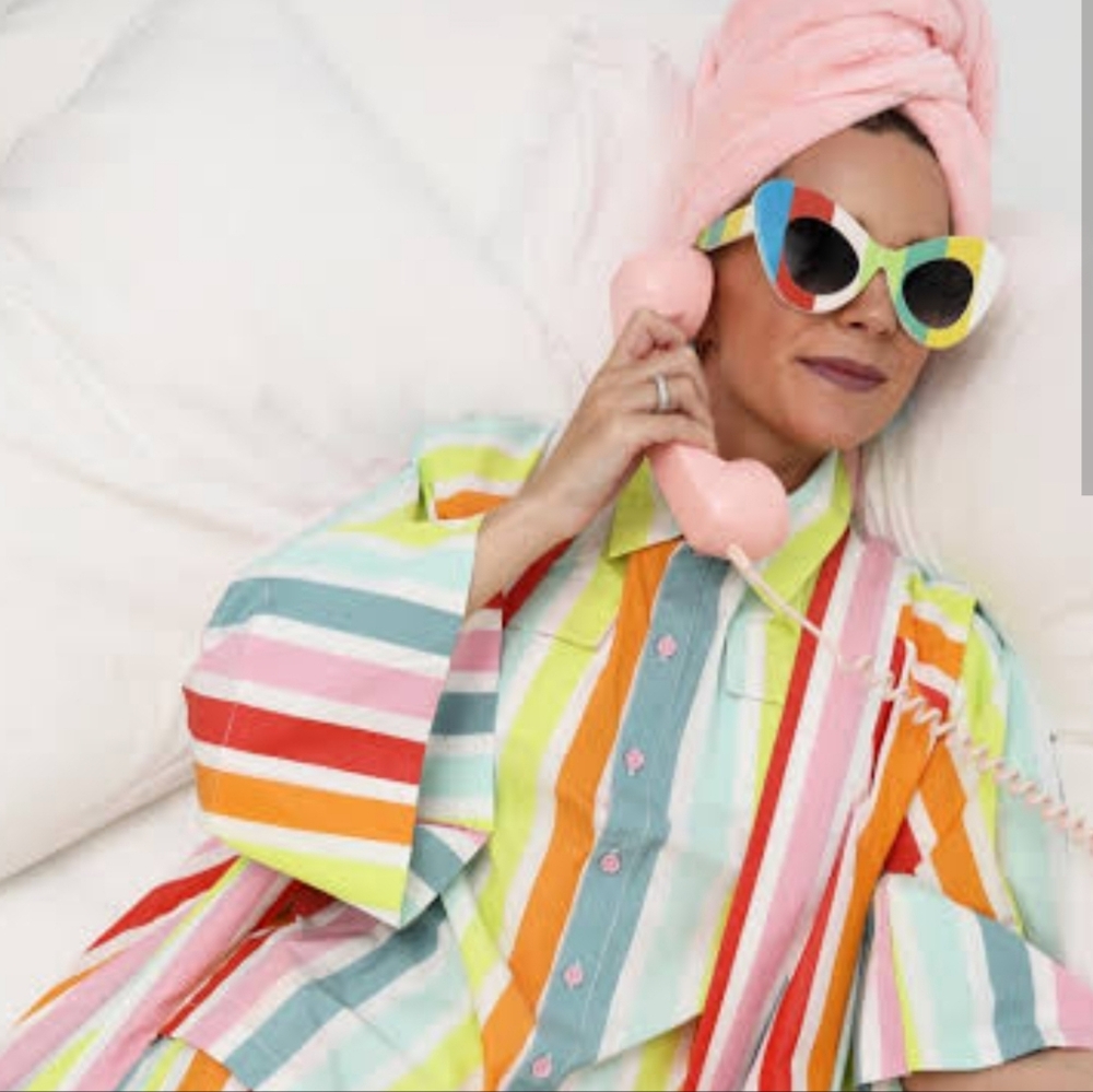 Lake Pajamas X Atlantic-Pacific Sadie Shorts Set Small